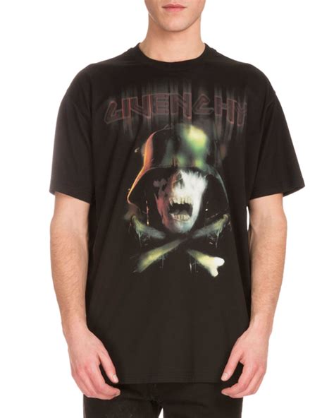 givenchy army skull t shirt